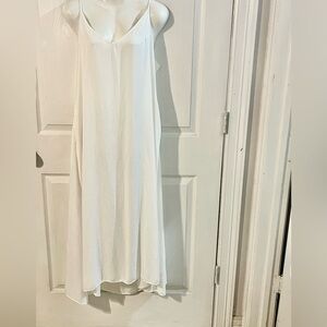 Zanzea Flowing White A-Line Skirt